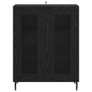 Sideboard Sort eg 69,5 x 34 x 90 cm Konstrueret træ