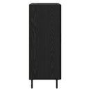 Sideboard Sort eg 69,5 x 34 x 90 cm Konstrueret træ