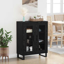 Sideboard Sort eg 69,5 x 34 x 90 cm Konstrueret træ
