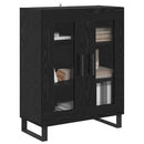 Sideboard Sort eg 69,5 x 34 x 90 cm Konstrueret træ