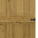 Ladedør Corona HonningBrun 80 x 210 cm Massivt fyrretræ