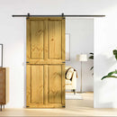 Ladedør Corona HonningBrun 90 x 210 cm Massivt fyrretræ