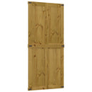 Ladedør Corona HonningBrun 90 x 210 cm Massivt fyrretræ