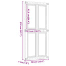 Ladedør Corona HonningBrun 90 x 210 cm Massivt fyrretræ