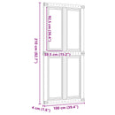 Ladedør Corona HonningBrun 100 x 210 cm Massivt fyrretræ