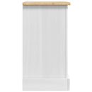 Sengebord Corona Hvid 45 x 35 x 64 cm Massiv fyrretræ