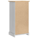 Sengebord Corona Hvid 53 x 39 x 103 cm Massiv fyrretræ