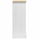 Sengebord Corona Hvid 53 x 39 x 103 cm Massiv fyrretræ