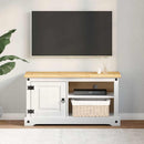 TV-skab Corona Hvid 100 x 40 x 52 cm Massiv fyrretræ