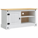 TV-skab Corona Hvid 100 x 40 x 52 cm Massiv fyrretræ