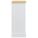 Opbevaringskister Corona Hvid 92 x 48 x 114 cm Massivt fyrretræ