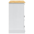 Opbevaringskister Corona Hvid 112 x 40 x 75 cm Massiv fyrretræ