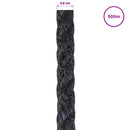 Jute reb 8 mm Sort 100% Tossa jute