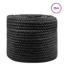 Jute reb 10 mm Sort 100% Tossa jute