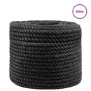 Jute reb 10 mm Sort 100% Tossa jute