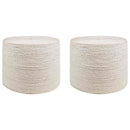 Juteline 2 stk. 2 mm Hvid 100% Tossa jute