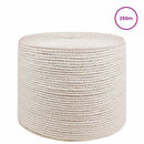 Jute reb 6 mm Hvid 100% Tossa jute