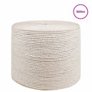 Jute reb 6 mm Hvid 100% Tossa jute