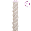 Jute reb 14 mm Hvid 100% Tossa jute