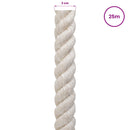 Jute reb 30 mm Hvid 100% Tossa jute