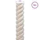Jute reb 40 mm Hvid 100% Tossa jute