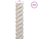 Jute reb 40 mm Hvid 100% Tossa jute