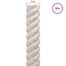 Jute reb 50 mm Hvid 100% Tossa jute