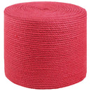 10 stk. 2 mm Rød 100% Tossa jute