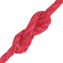 4 mm Rød 100% Tossa jute