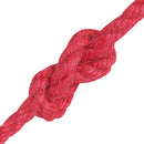 Jute reb 6 mm Rød 100% Tossa jute