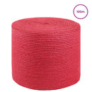 Jute reb 6 mm Rød 100% Tossa jute