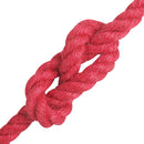 Jute reb 10 mm Rød 100% Tossa jute