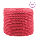 Jute reb 12 mm Rød 100% Tossa jute
