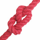 Jute reb 12 mm Rød 100% Tossa jute