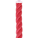 Jute reb 16 mm Rød 100% Tossa jute