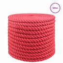 Jute reb 16 mm Rød 100% Tossa jute