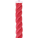 Jute reb 20 mm Rød 100% Tossa jute