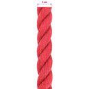 Jute reb 30 mm Rød 100% Tossa jute