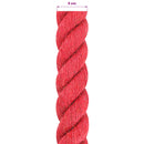 Jute reb 50 mm Rød 100% Tossa jute