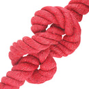 Jute reb 60 mm Rød 100% Tossa jute