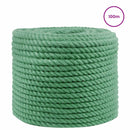 Jute reb 12 mm Grøn 100% Tossa jute