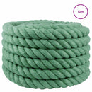 Jute reb 50 mm Grøn 100% Tossa jute