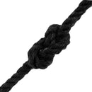 Bomulds Snor 10 stk. 2 mm 100 m Sort 100% Bomuld