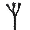 Bomulds Snor 6 mm 25 m Sort 100% Bomuld