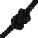 Bomulds Snor 8 mm 25 m Sort 100% Bomuld