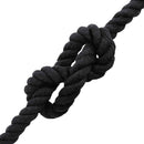 Bomulds Snor 16 mm 100 m Sort 100% Bomuld