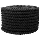 Bomulds Snor 16 mm 100 m Sort 100% Bomuld