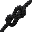 Bomulds Snor 20 mm 25 m Sort 100% Bomuld