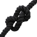 Bomulds Snor 24 mm 25 m Sort 100% Bomuld