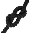 Bomulds Snor 30 mm 25 m Sort 100% Bomuld
